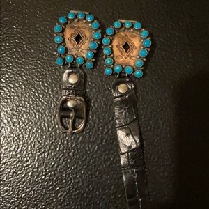 Authentic turquoise/copper Iwatch band